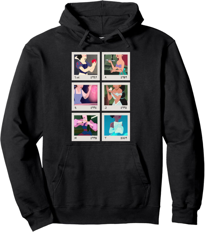 Disney Princess Retro Photographs Through The Years C1 Pullover Hoodie