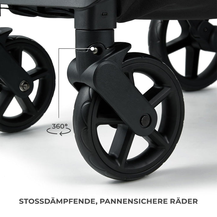 Kinderkraft LOOM Kompakter und leichter Buggy, automatisches Zusammenklappen, grosse pannensichere R