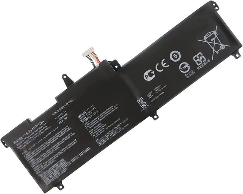 XITAIAN 15.2V 76Wh 4840mAh C41N1541 Ersatz Laptop Akku für Asus ROG Strix GL702V GL702VT GL702VM1A G