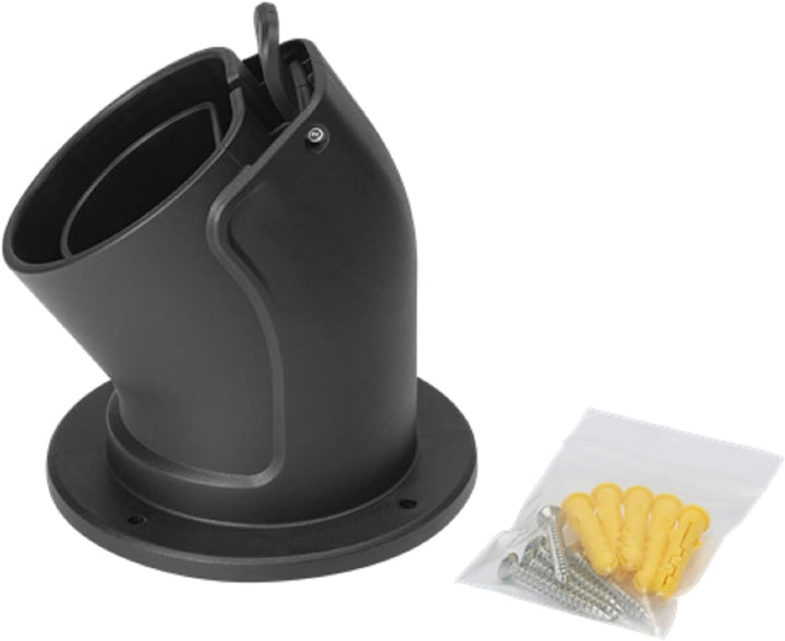 DELTACO Wandhalterung Typ 2 EV-Ladekabelstecker Fahrzeugseitig, Halter/Dock für Ladekabel Einer Wall