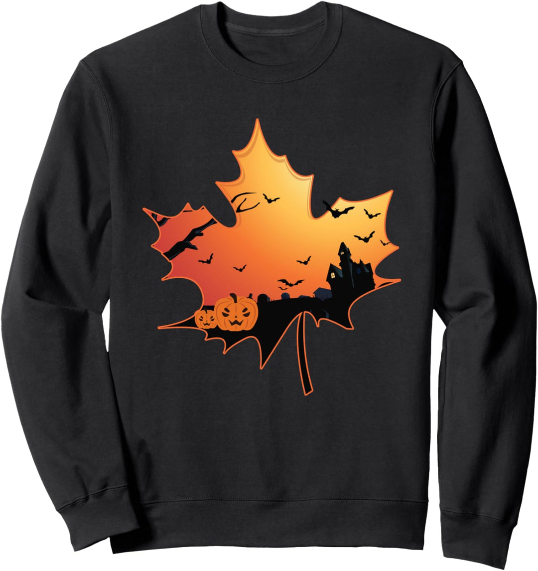 Vintage Halloween Kürbisgesicht Sweatshirt