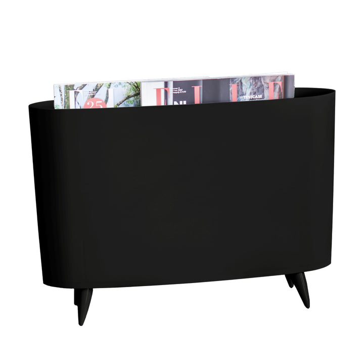 MILANO Zeitungsständer Solid Schwarz, Solid Schwarz