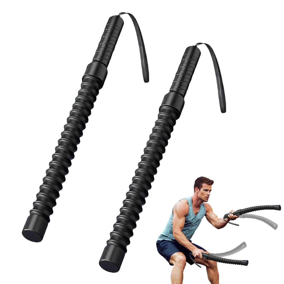 TECKZOON Gewichtetes Battle Rope Ohne Seil, Tragbare Heavy-Duty Training Rope für Home Gym, Intensiv