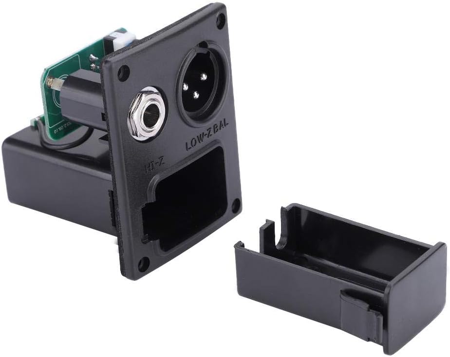 Gitarren Pickup, hochwertiger 5-Band Vorverstärker, Piezo Tonabnehmer für Akustikgitarren, präzise F