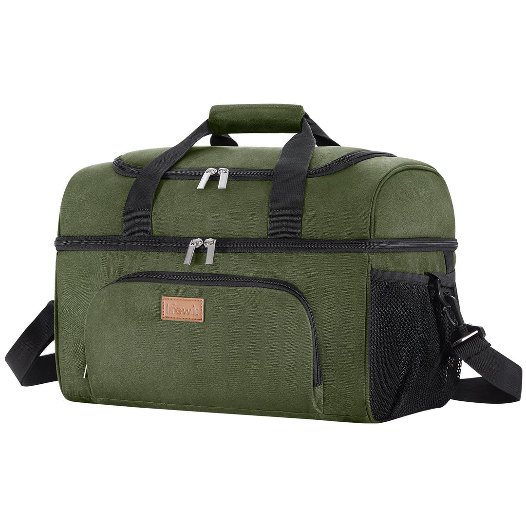 Lifewit Grosse Kühltasche 30L 48 Dosen, Kühlbox Faltbar, Isolierte Lunch Tasche, Leichte, Tragbare K