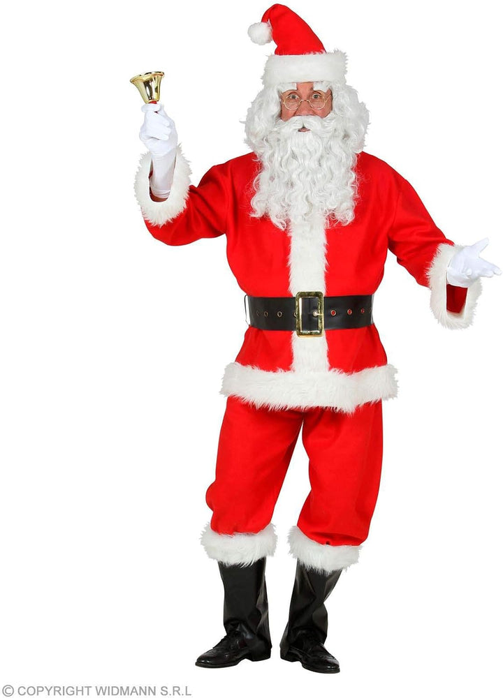 "SANTA CLAUS" (jacket, pants, belt, boot covers, hat) - (L/XL) L-XL, L-XL