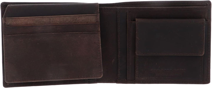 U.S. POLO ASSN. Tulsa Horizontal Wallet Coin with Flap Brown