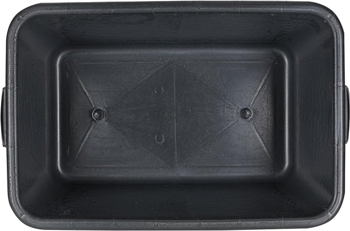 BURI 5 Stück Mörtelwanne 65 Liter Mörtelkasten rechteckig, schwarz - Baueimer Maurerkasten Mörtelküb