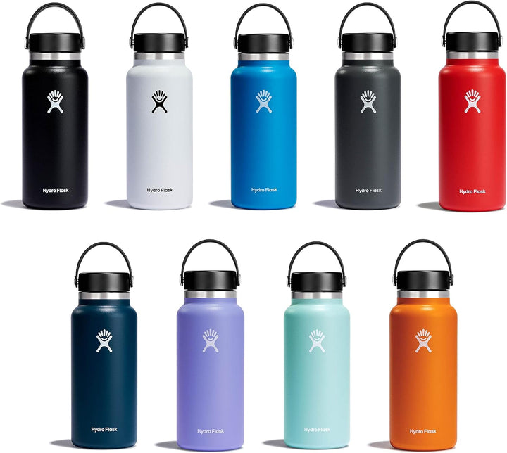 HYDRO FLASK - Trinkflasche 946ml (32oz) - Isolierte Wasserflasche aus Edelstahl - Sportflasche mit a