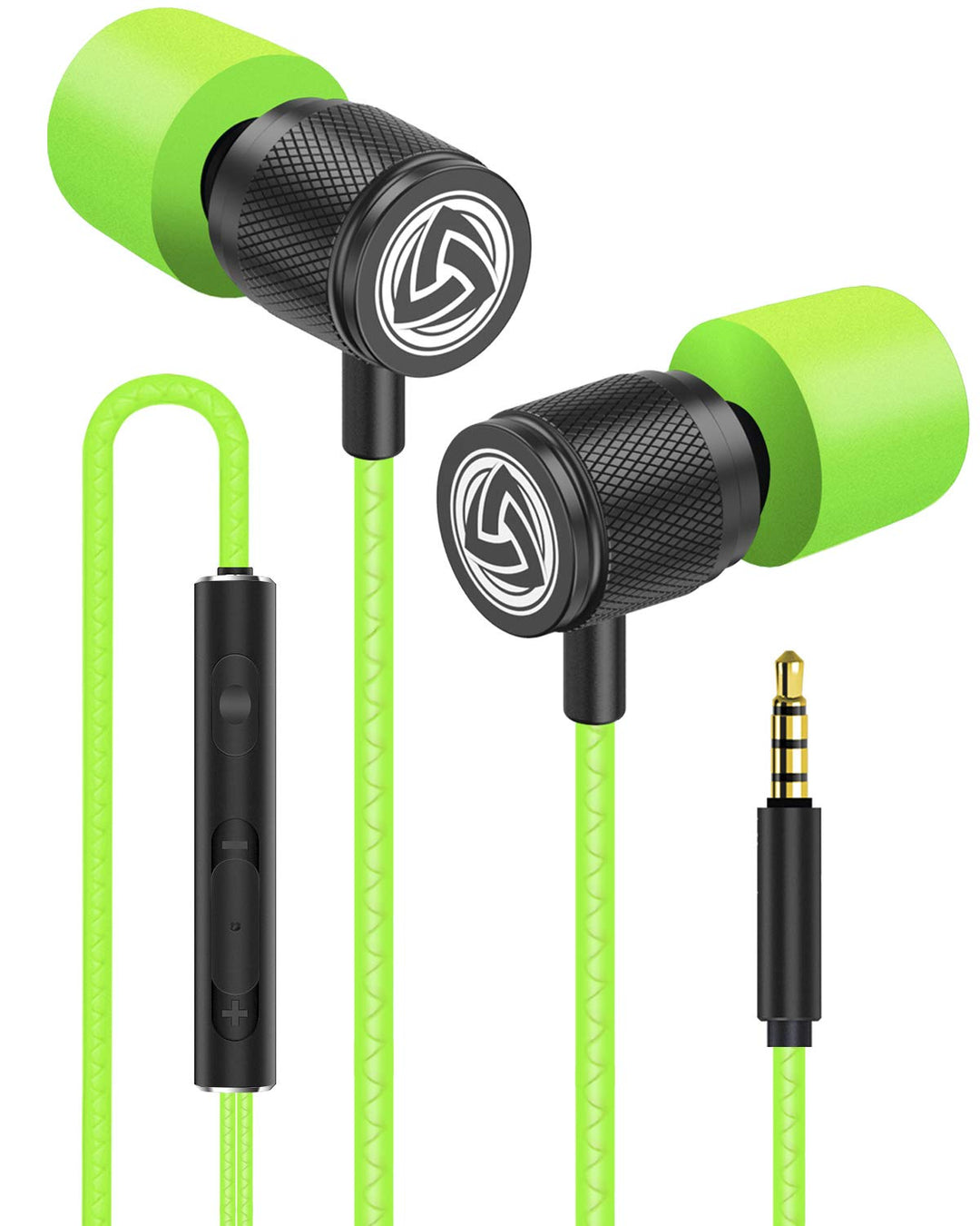 LUDOS Ultra Kopfhörer In Ear Ohrhörer mit Kabel und Mikrofon, Kristallklarer Klang, Ausgewogene Höhe