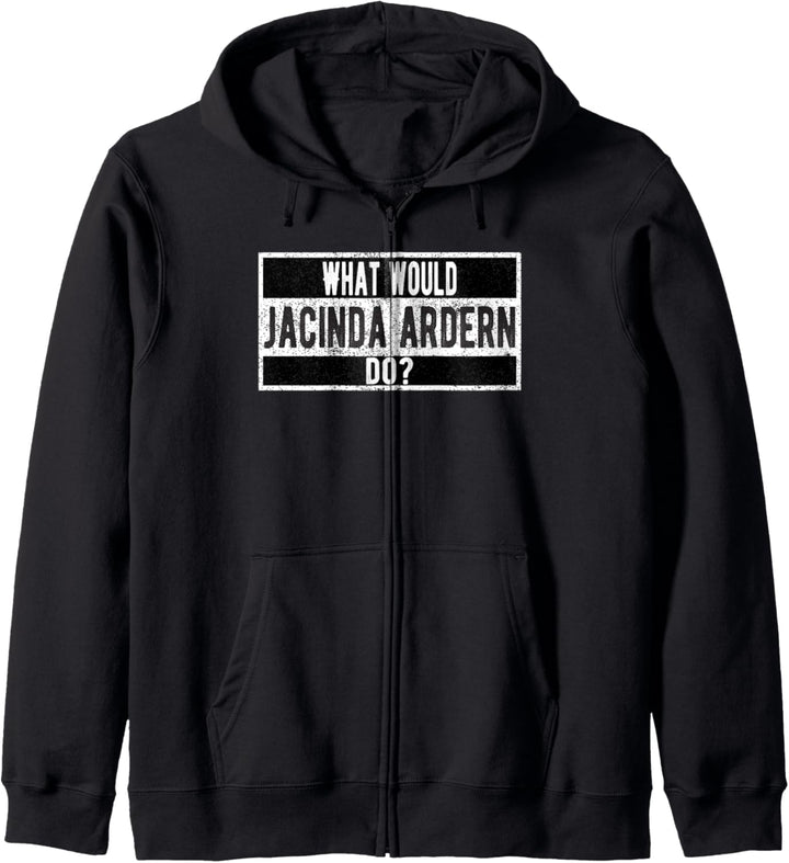 Was würde Jacinda Ardern tun? Kapuzenjacke