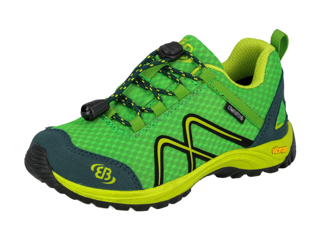 Brütting Unisex Kinder Guide Outdoor- & Trekkingschuh 25 EU Grün Petrol Lemon, 25 EU Grün Petrol Lem