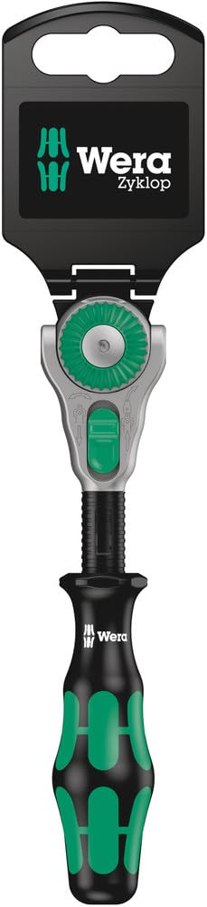 Wera 8000 A SB Zyklop-Knarre mit Antrieb, 1/4 Zoll x 152 mm, 05073260001