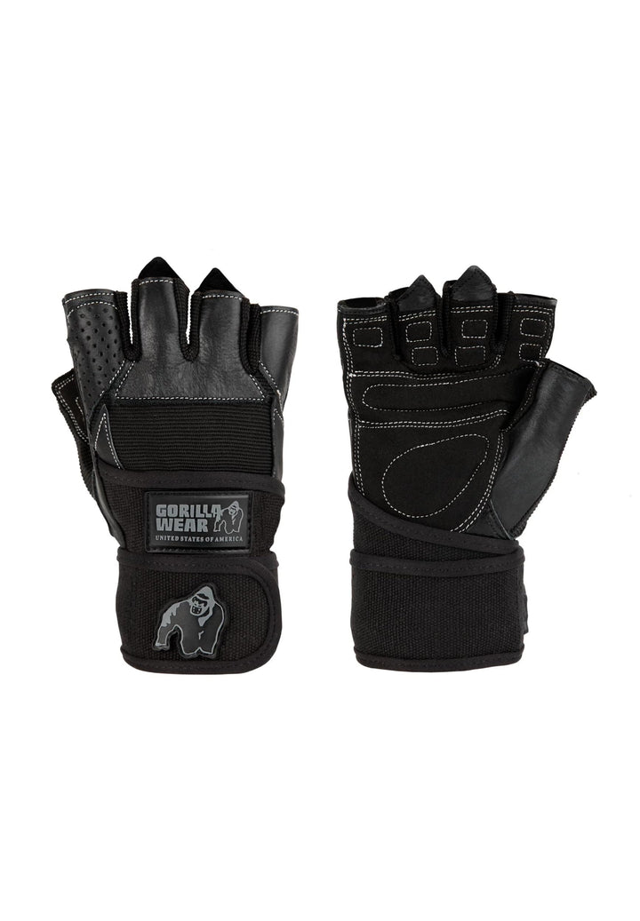 Gorilla Wear Wrist Wrap Gloves - Dallas XL Schwarz, XL Schwarz
