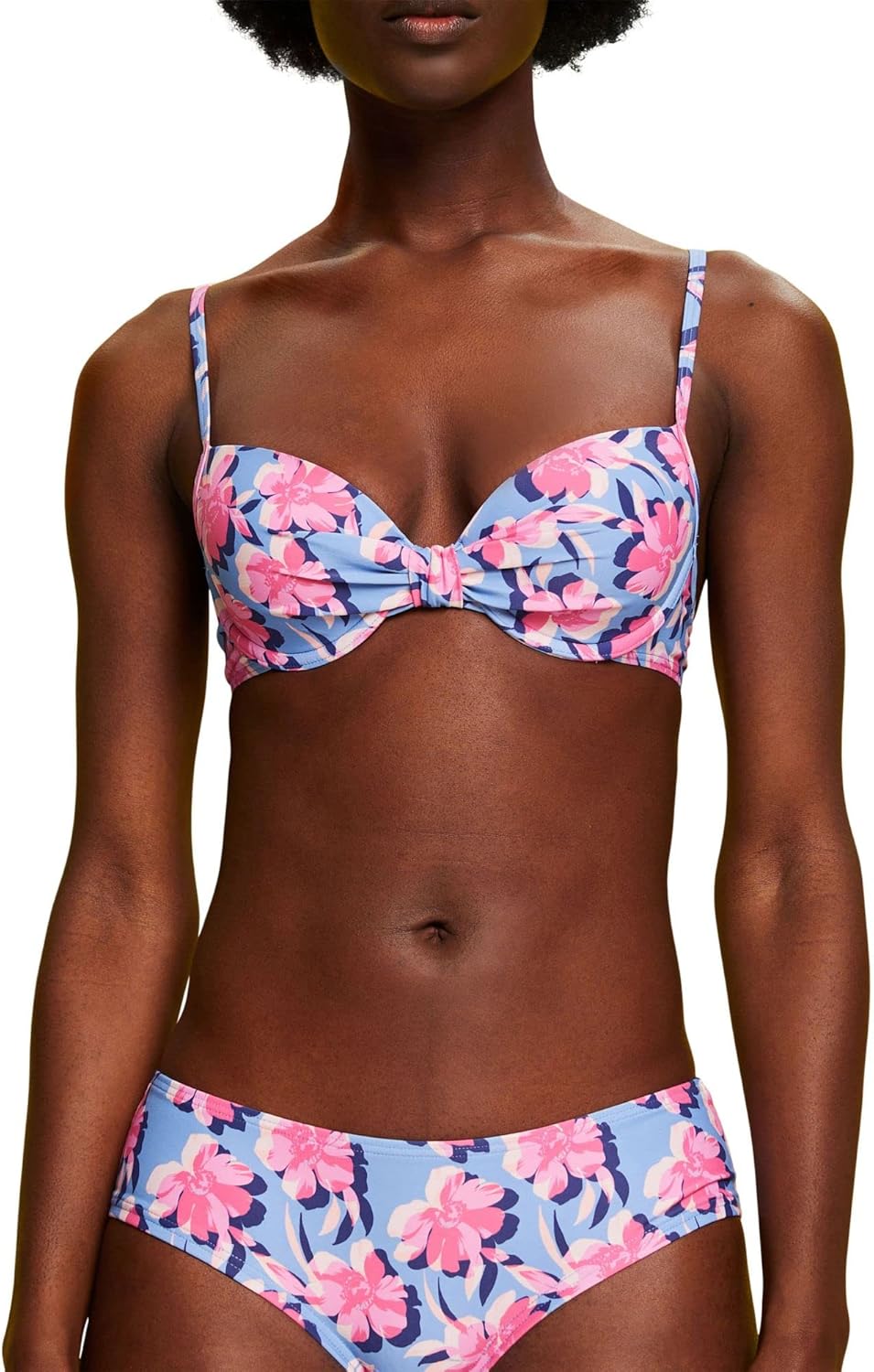 ESPRIT Recycelt: Wattiertes Bügel-Bikinitop