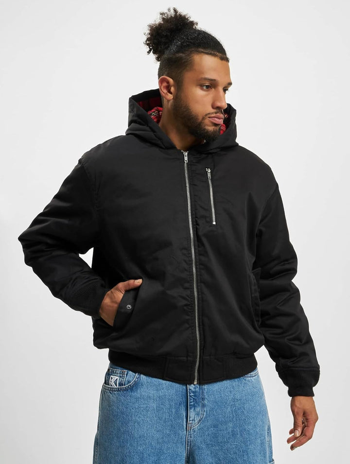 Brandit Lord Canterbury Hooded Winter Männer Übergangsjacke schwarz Basics, Rockabilly XL Schwarz, X