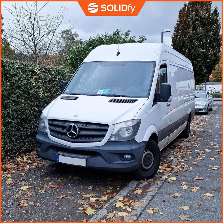 SOLIDfy® - Hecktürverriegelung für Mercedes Sprinter W906 und VW Crafter I Typ 2E | Hecktür Einbruch