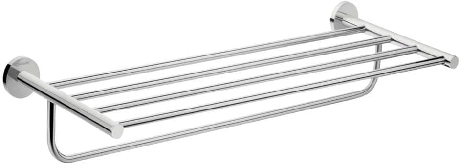 hansgrohe Logis Universal Badetuch-/Handtuchhalter (mit Ablage, Badzubehör) Chrom Handtuchhalter mit