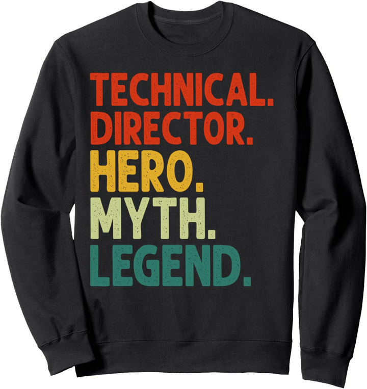 Technischer Direktor Hero Myth Legend Vintage Sweatshirt