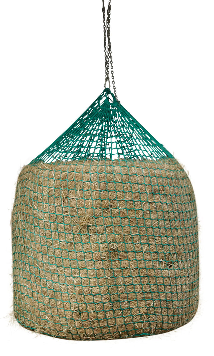 Kerbl Heunetz für Rundballen z. aufhängen, 125x160cm, 4,5cm ø 125 cm zum Aufhängen, ø 125 cm zum Auf
