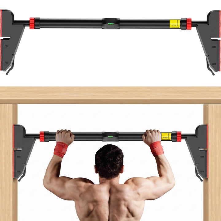 Klimmzugstange für Türrahmen ohne Schrauben und Bohren Pull Up Bar 76 95cm Verstellbar Reckstange mi
