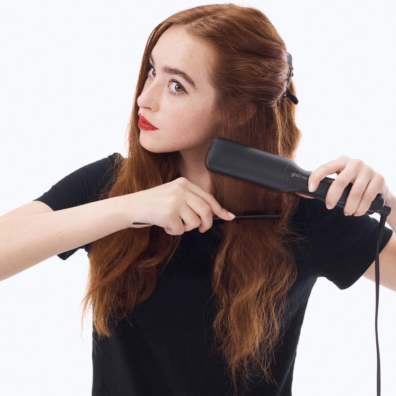 ghd max - professioneller Haarglätter mit breiten Platten für langes, dickes oder lockiges Haar, glä