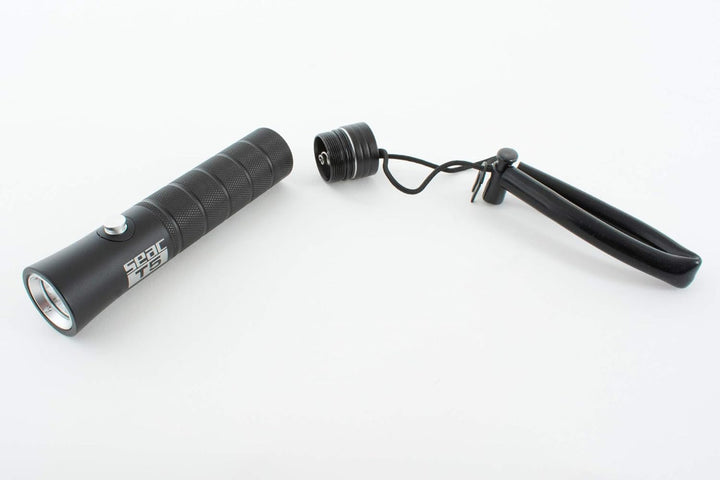 Seac Unisex-Adult T5 Tauchlampe 500 Lumen, 1 LED CREE XPG2, Aufladbare Li-Ion Batterie, 300gr, schwa