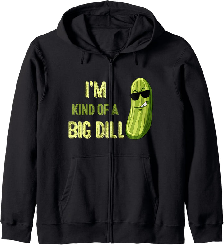 Big Deal Dill Pickle Funny Slogan Kids Quote Gift Kapuzenjacke