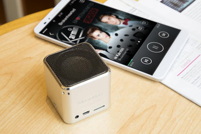 MusicMan mini Wireless Soundstation BT-X2 (MP3 Player, Bluetooth) silber Musicman BT-X2 Single silbe