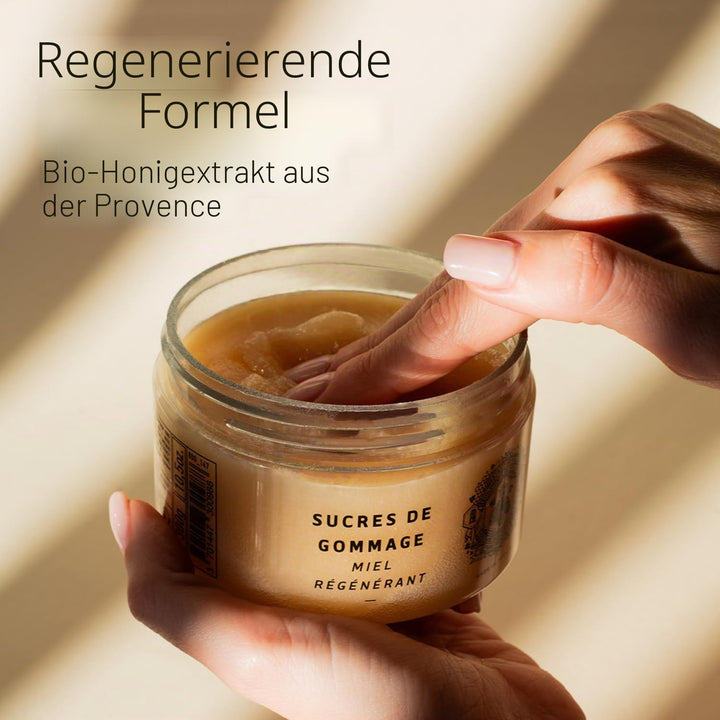 Panier des Sens Body Scrub mit Bio-Honig aus der Provence - Peeling für Körper, Hände und Füsse - Ma