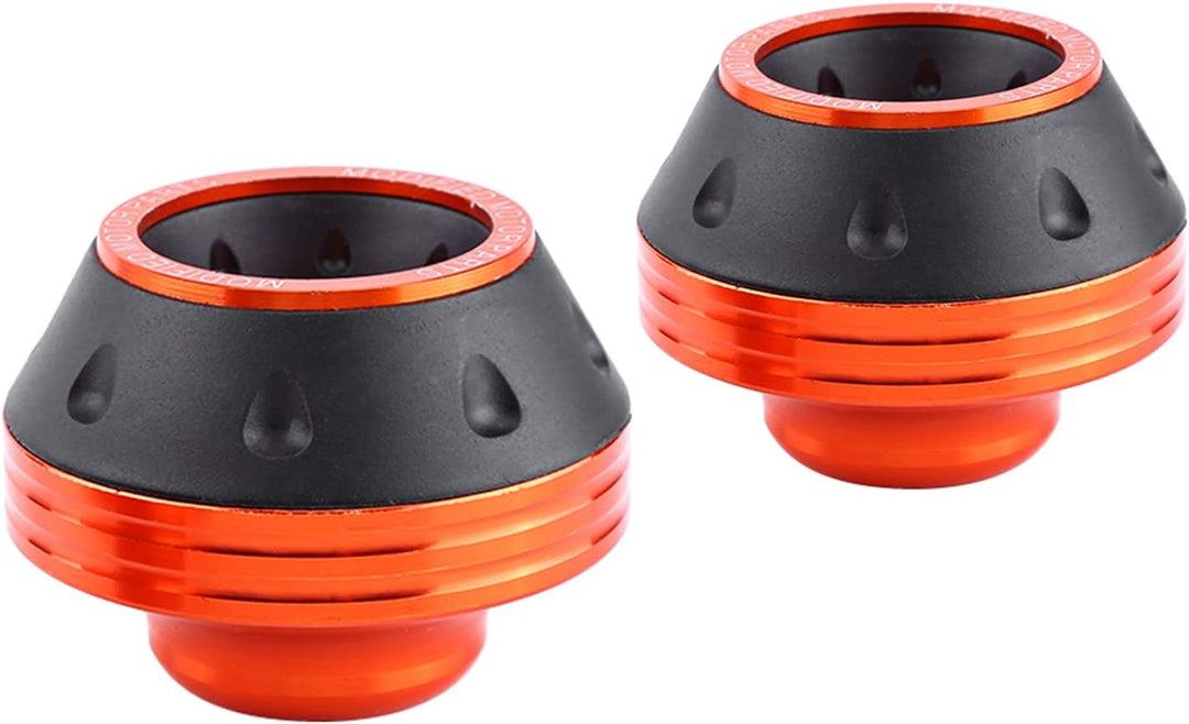 Aluminium-Rahmenschieber für Vorderradgabel, Sturzschutz, Motorrad, Roller (ORANGE), ORANGE