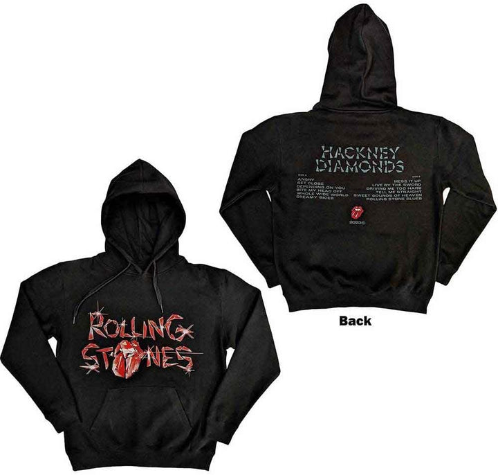 Rock Off officially licensed products The Rolling Stones Kapuzenpullover Hackney Diamonds tracklist