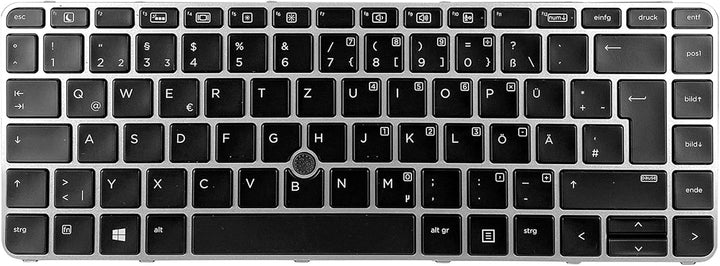 TellusRem ersatztastatur Deutsche Hintergrundbeleuchtung für HP 840 G3, 745 G3, 840 G4, 745 G4 Backl