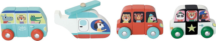 Vilac - Rigol'auto Ingela P. Arrhenius, magnetisch, Mehrfarbig (XVC-7603)