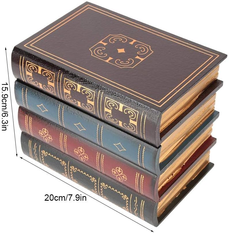 Hztyyier Buchattrappe Aufbewahrungsbox, Bücherbox Vintage Aufbewahrungsbox Innenministerium Regal De