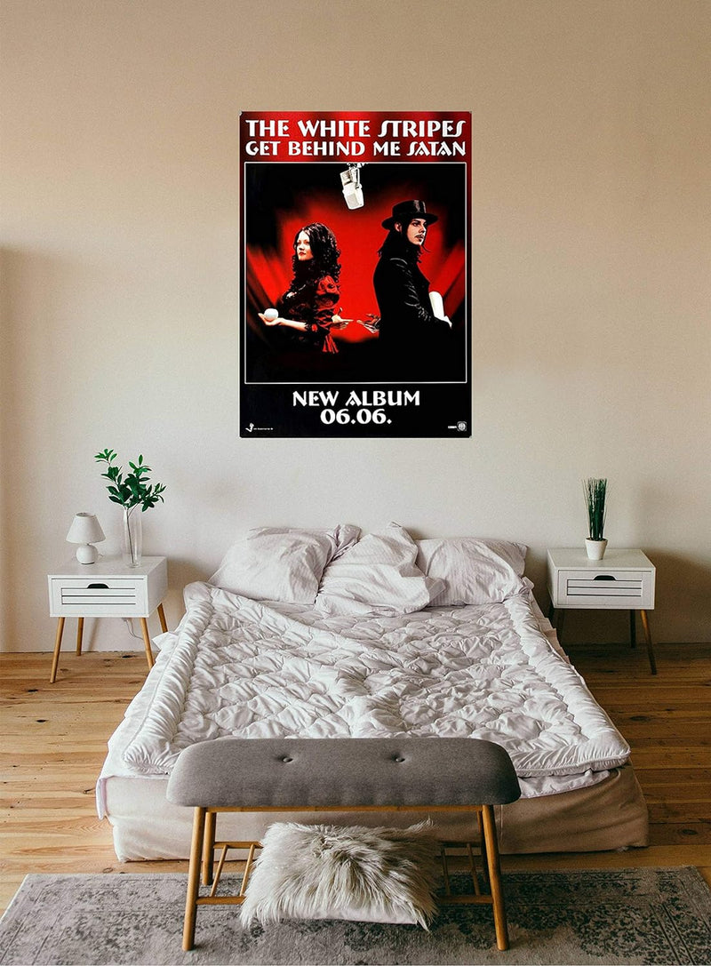 The White Stripes - Get Behind Me Satan, 2006 » Konzertplakat/Premium Poster | Live Konzert Veransta