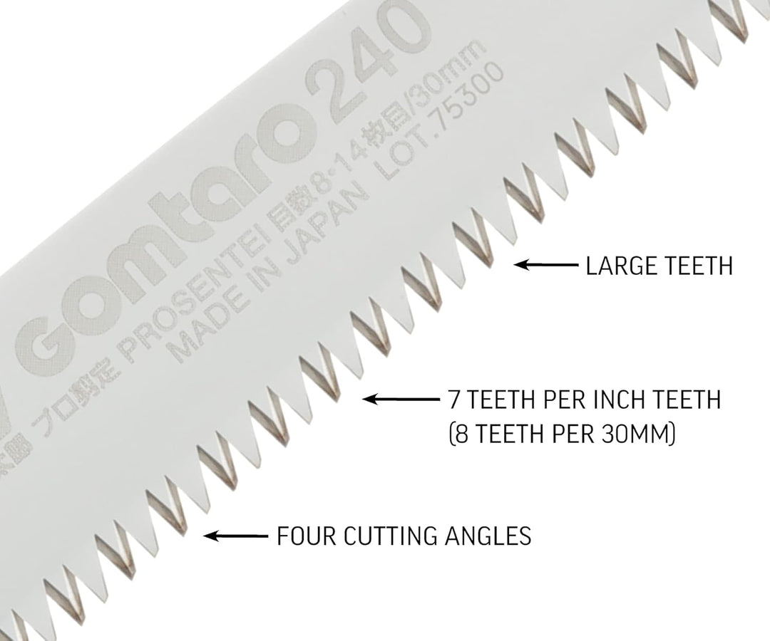 Silky Ersatzbaltt für Gomtaro Pro-Sentei 240mm, grobe+feine Verzahnung