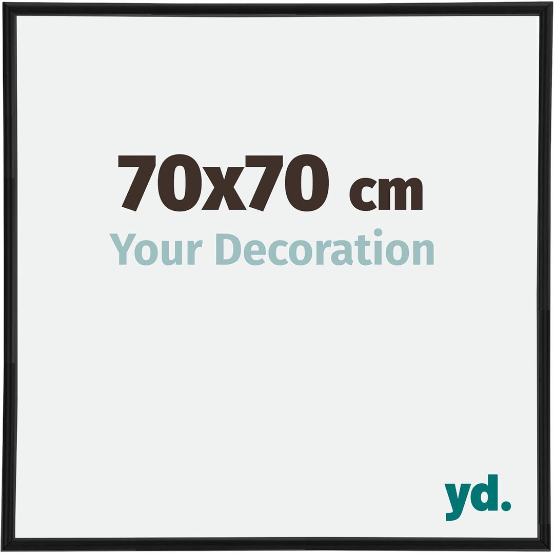 yd. Your Decoration - Bilderrahmen 70x70 cm - Bilderrahmen aus Kunststoff mit Acrylglas - Ausgezeich