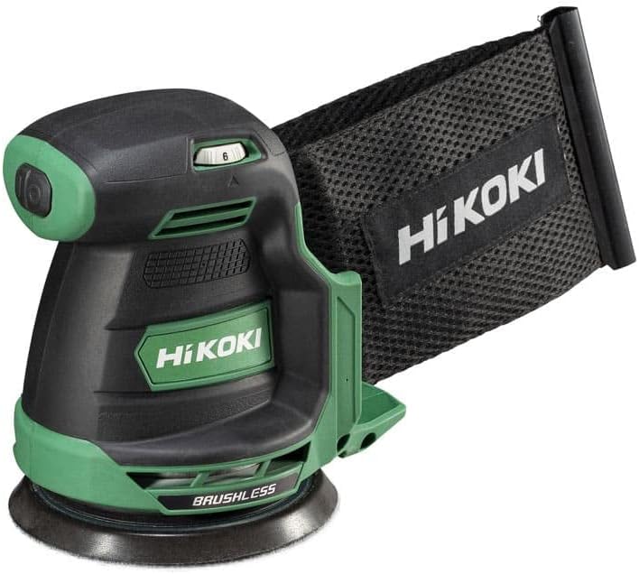 HIKOKI SV1813DAW2Z Exzenterschleifer, 18 V, Durchmesser 125 mm, im Koffer