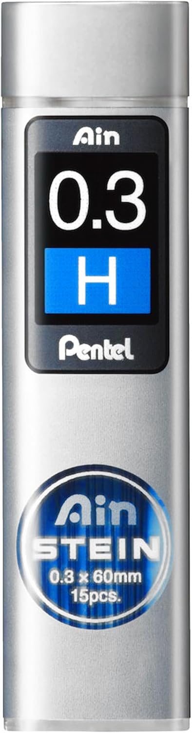 Pentel Ain Stein Mechanische Nachfüllminen, 2 Röhren, 0,3 mm hoch