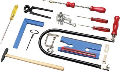 Pebaro 108P Laubsäge-Set im Tragegriff-Karton, 21 Teile, praktische Kofferverpackung, komplettes Set