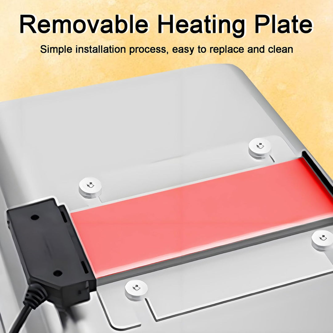 Chafing Dish Elektrisch, 9L Edelstahl Speisewärmer Buffetwärmer mit Touch-Temperaturregelung, Warmha