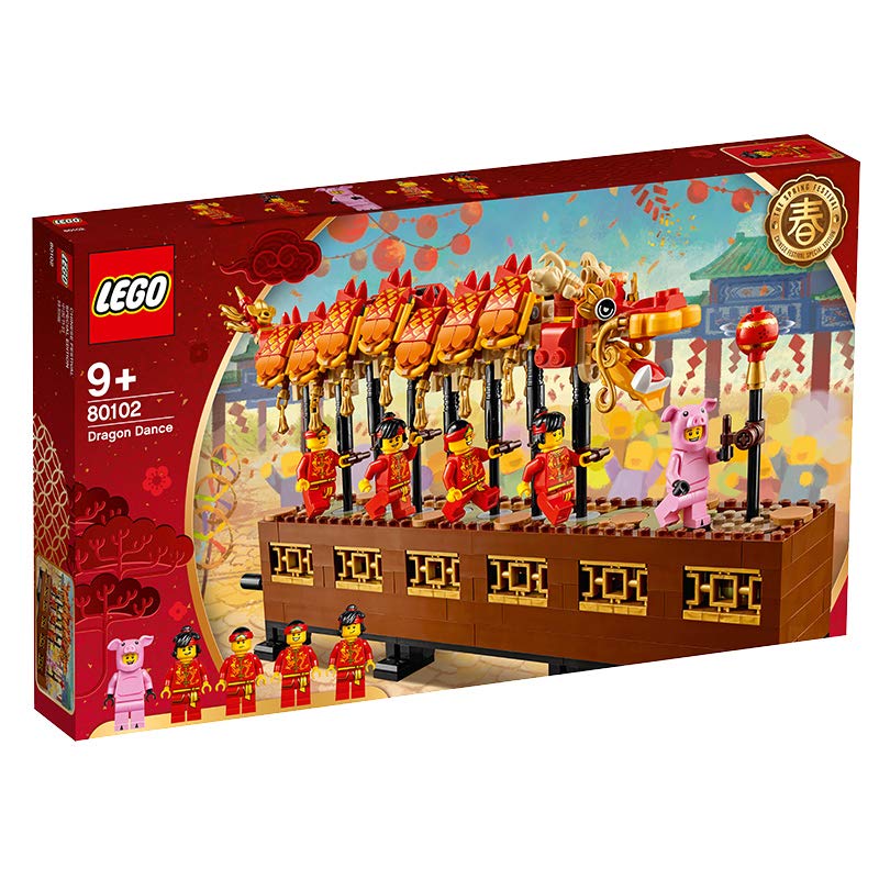LEGO Drachentanz - Spiele den Drachentanz Steinen nach – für Spielspass und als Ausstellungsstück.