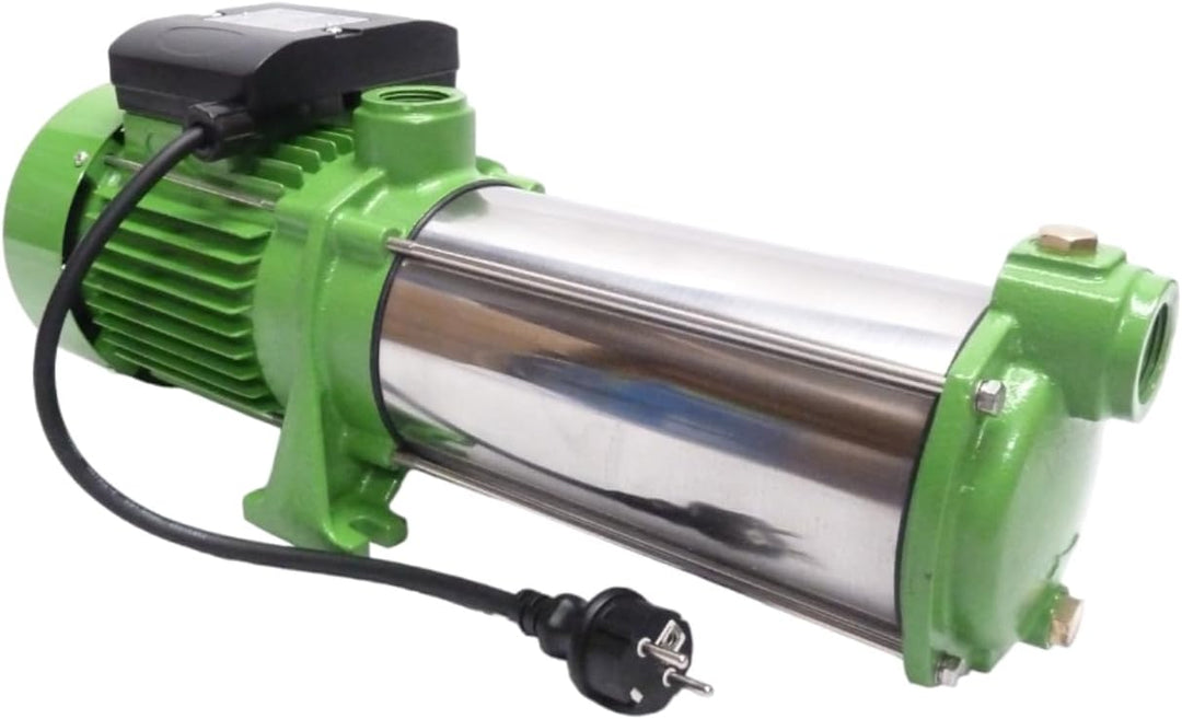 Hauswasserwerk 50 L Edelstahl 1,5 Kw 8,5 Bar 8400 L/h Gartenpumpe, Wasserpumpe
