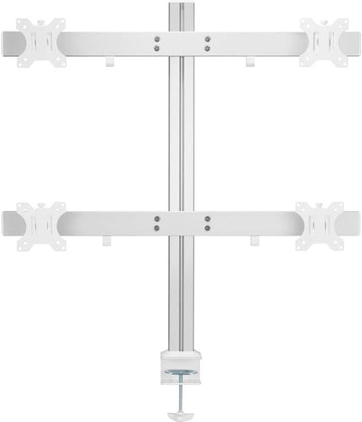 InLine® Aluminium Monitor-Tischhalterung für 4 Monitore bis 32", 8kg