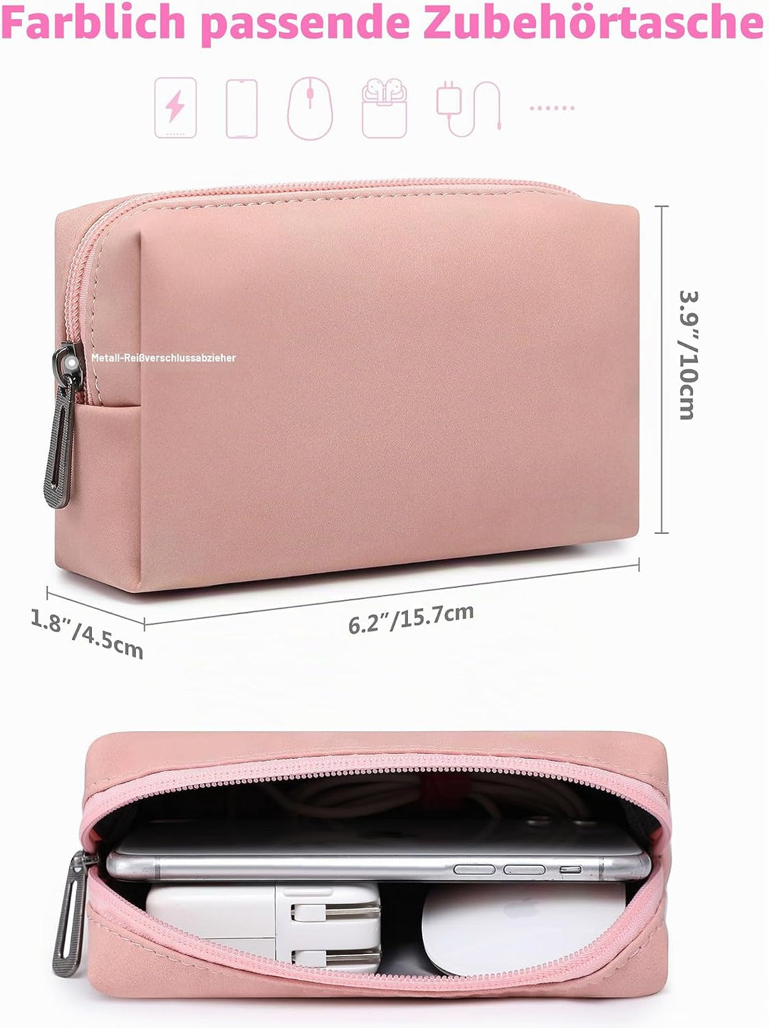 HYZUO 13,3-14 Zoll Laptop Hülle Tasche mit Standfunktion für MacBook Pro 14 M5/M4/M3/M2/M1 2026-2021