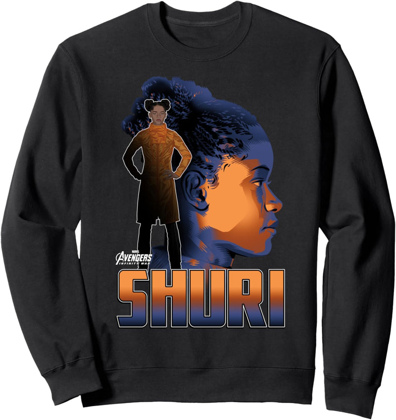 Marvel Avengers: Infinity War Shuri Profile Sweatshirt