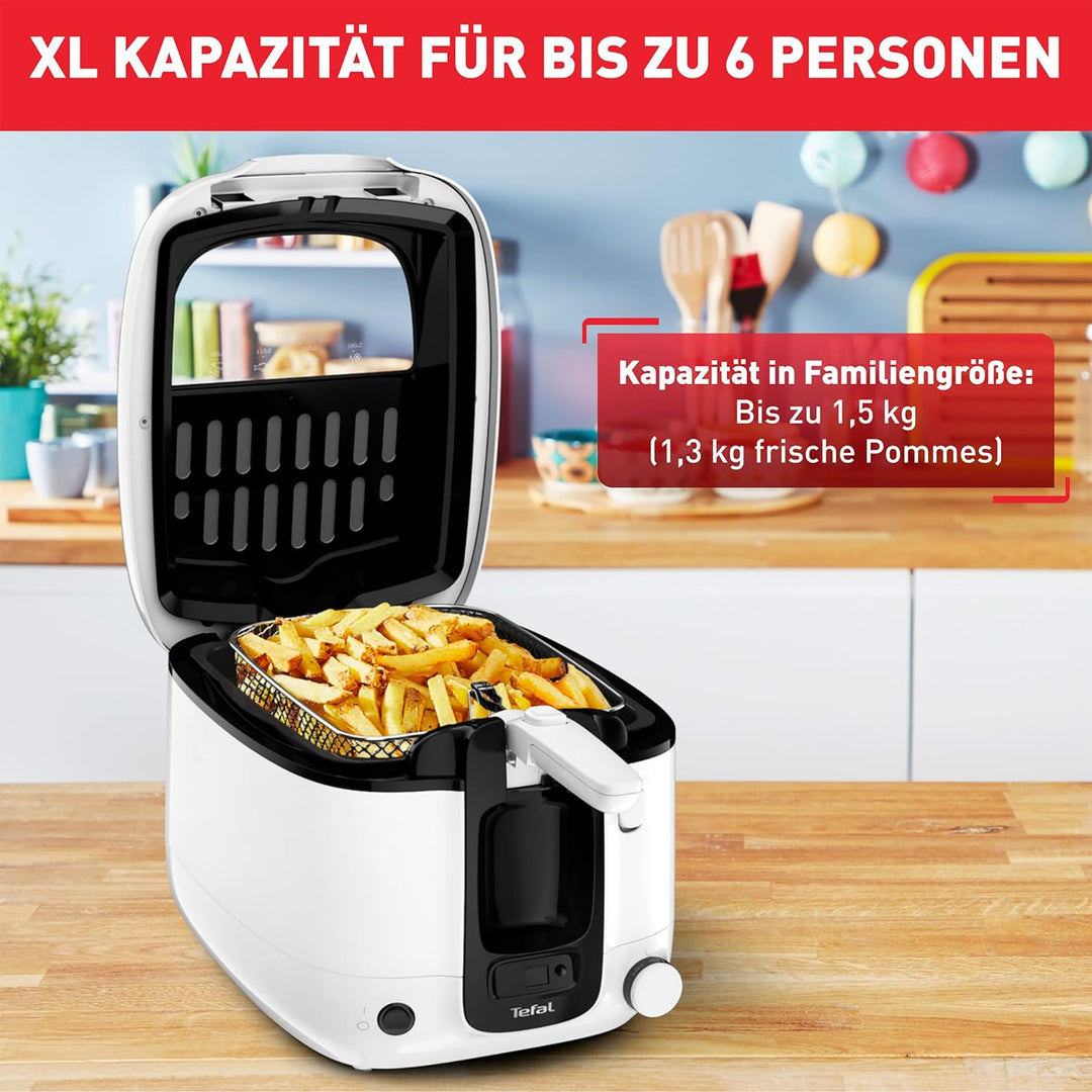 Tefal Fritteuse Super Uno FR3140 | inkl. Timer | Kapazität: 2,2 Liter | Spülmaschinengeeignete Teile