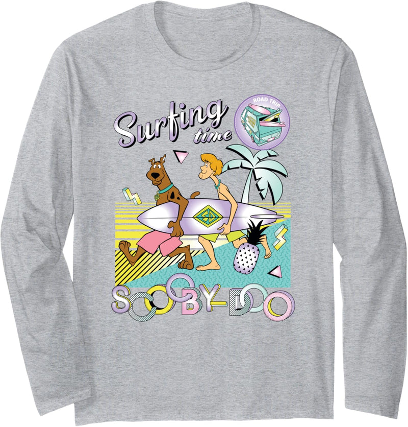 Scooby-Doo and Shaggy Surfing Time Langarmshirt