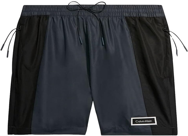 Calvin Klein Herren Medium Drawstring-Block Medium Drawstring M Grau (Oil Grey), M Grau (Oil Grey)